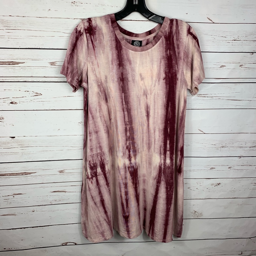 Bobeau Tie Dye T-Shirt Dress